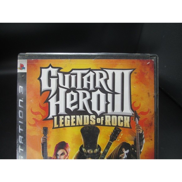 Guitar Hero III 3 Legends Of Rock PlayStation 3 PS3‎ Complete DAMAGE BOX - Picture 2 of 10